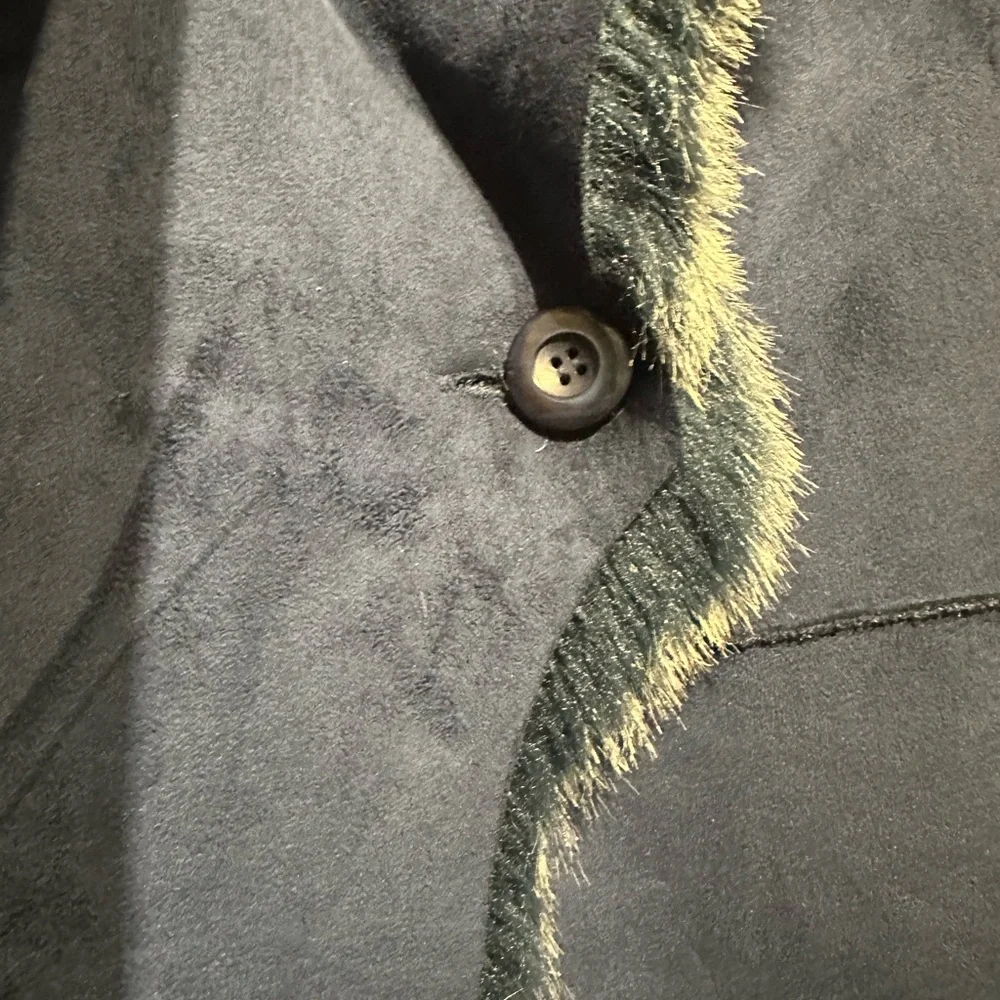 Cecil Gee Suede/Faux Fur Jacket L-XL - Picture 9 of 11